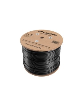 Kabel sieciowy zewnętrzne Lanberg LCF6-21CU-0305-BK (FTP 305m kat. 6 kolor czarny)