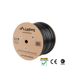Kabel U/UTP Lanberg LCU6-30CU-0305-BK (UTP 305m kat. 6 kolor czarny)
