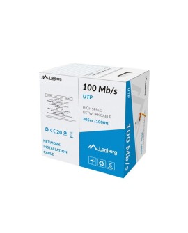 LANBERG KABEL UTP 100MB/S 305M DRUT CCA POMARAŃCZOWY LCU5-10CC-0305-O