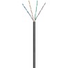 TECHLY KABEL SKRĘTKA KAT 5E UTP DRUT 100M CZARNA Z