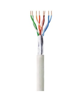 TECHLY KABEL SKRĘTKA KAT 6 F/UTP LINKA 100M SZARA 100% MIEDZI 025657