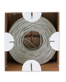 TECHLY SKRĘTKA U/UTP CAT6 DRUT 305M CCA SZARA ITP6-CCA-305-GY