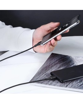 AUKEY CB-CL02 NYLONOWY KABEL USB C-LIGHTNING 1.2M