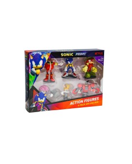 SONIC PRIME - FIGURKA AKCJI - ZESTAW 6 FIGUREK DELUXE BOX