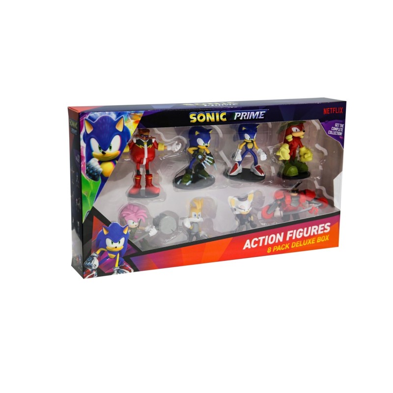 SONIC PRIME - FIGURKA AKCJI - ZESTAW 8 FIGUREK DELUXE BOX