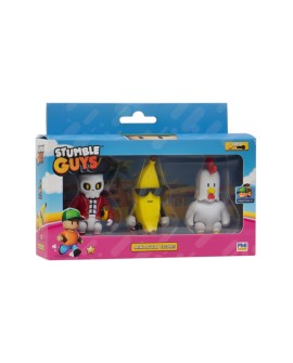 STUMBLE GUYS - MINI FIGURK - ZESTAW 3 FIGUREK VER.B