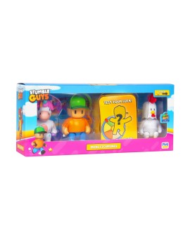 STUMBLE GUYS - MINI FIGURKI- ZESTAW 4 FIGUREK VER.B
