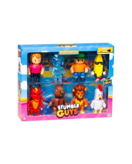 STUMBLE GUYS - MINI FIGURKI- DELUXE 8 FIGUREK VER.A