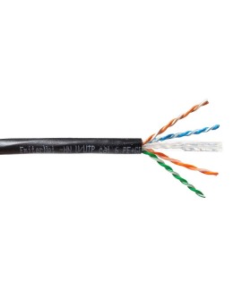 Kabel EmiterNet zewnętrzny żelowany UTP (U/UTP) kat.6 żel, drut 4x2x0,57, PE+GEL
