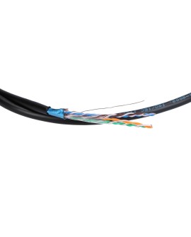 Kabel sieciowy Extralink EX.8710 (FTP 305m kolor czarny)