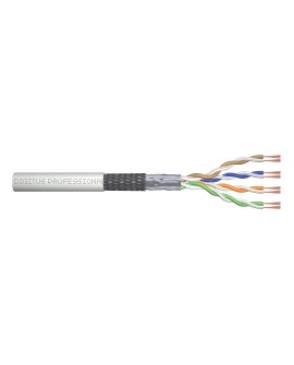 Digitus Kabel typu linka kat.5e, SF/UTP, AWG 26/7, PVC, 100m, szary, karton
