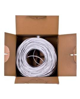 Kabel sieciowy Lanberg LCU6-12CU-0305-S (UTP 305m kat. 6 kolor szary)