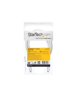 StarTech.com TBLT3MM2MW kabel Thunderbolt 2 m 20 Gbit/s Biały