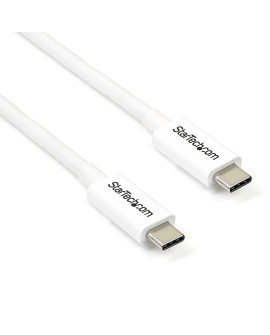 StarTech.com TBLT3MM2MW kabel Thunderbolt 2 m 20 Gbit/s Biały