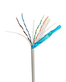 GEMBIRD FTP KABEL DRUT KAT 6 CCA ECA 305M SZARY