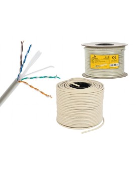 GEMBIRD UTP KABEL DRUT KAT 6 CCA ECA 305M SZARY