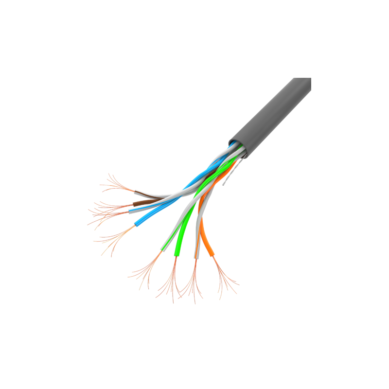 LANBERG KABEL LAN UTP 100MB/S 305M LINKA CCA SZARY