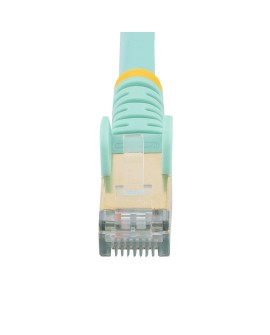 StarTech.com 6ASPAT7MAQ kabel sieciowy Kolor Aqua 7 m Cat6a S/UTP (STP)