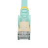 StarTech.com 6ASPAT7MAQ kabel sieciowy Kolor Aqua 7 m Cat6a S/UTP (STP)