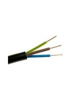 Przewód elektryczny ziemny drut YKY 0,6/1kV 3x2,5mm2 CZARNY ELEKTROKABEL 100m