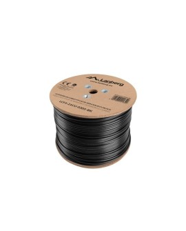 Kabel sieciowy zewnętrzne Lanberg LCF5-21CU-0305-BK (FTP 305m kat. 5e kolor czarny)