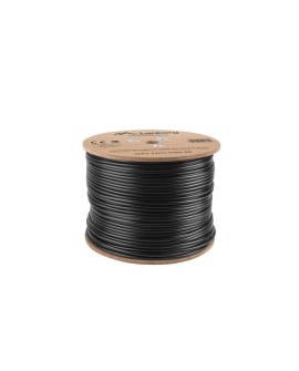 Kabel sieciowy zewnętrzne Lanberg LCF5-21CU-0305-BK (FTP 305m kat. 5e kolor czarny)