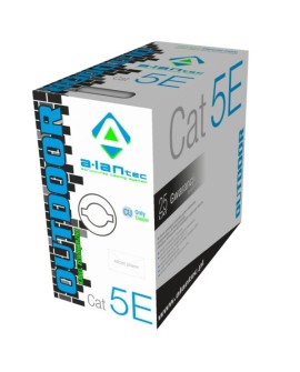 ALANTEC Kabel sieciowy U/UTP kat.5e PE ZEWNĘTRZNY ŻELOWANY 305m