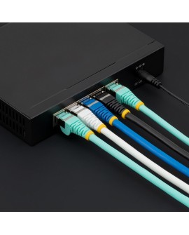StarTech.com NLBK-10M-CAT6A-PATCH kabel sieciowy Czarny S/FTP (S-STP)