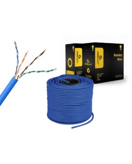 GEMBIRD UTP KABEL DRUT KAT 5E CCA 305M NIEBIESKI AWG24