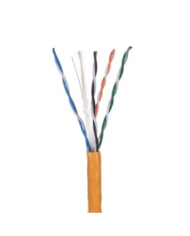 LANBERG KABEL UTP 1GB/S 305M DRUT CCA POMARAŃCZOWY LCU6-10CC-0305-O