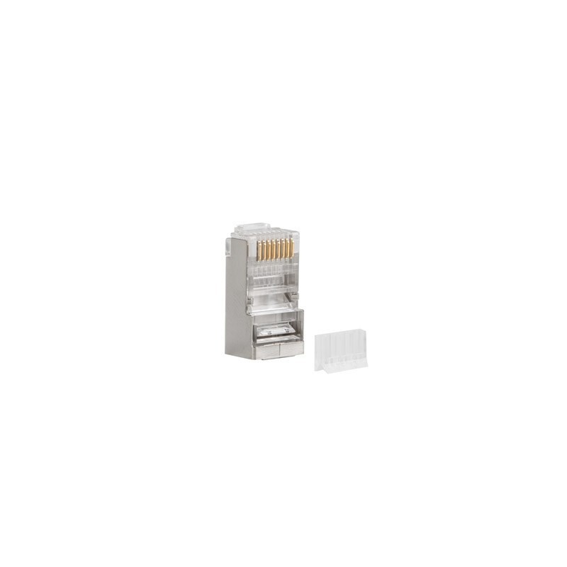 LANBERG WTYK SIECIOWY RJ45 (8P8C) KAT.6 FTP (20SZT) Z PROWADNICĄ DO LINKI I DRUTU