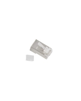LANBERG WTYK SIECIOWY RJ45 (8P8C) KAT.6 FTP (20SZT) Z PROWADNICĄ DO LINKI I DRUTU