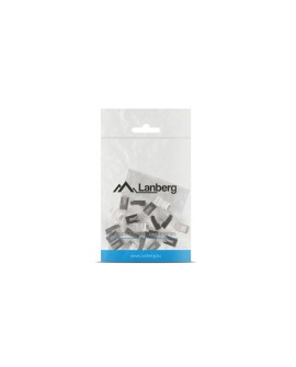 LANBERG WTYK SIECIOWY RJ45 (8P8C) KAT.6 FTP (20SZT) Z PROWADNICĄ DO LINKI I DRUTU