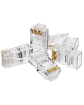 ALANTEC Wtyk RJ45 UTP kat.5e (drut+linka) (op.100 szt)