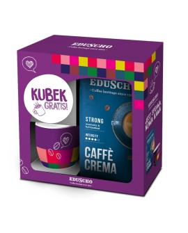 Kawa ziarnista EDUSCHO Crema Strong 1kg + kubek