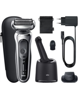 Braun Series 7 71-S7200c Golarka foliowa Przycinarka Czarny, Srebrny