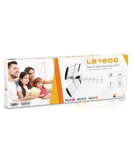 LIBOX ANTENA KIERUNKOWA DVB-T 16-EL. PASYWNA Z FILTREM LTE