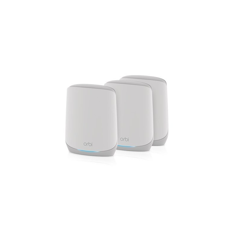 NETGEAR Orbi RBK763S Tri-band (2.4 GHz/5 GHz/5 GHz) Wi-Fi 6 (802.11ax) Biały 7 Wewnętrzne