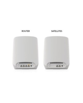 NETGEAR Orbi RBK763S Tri-band (2.4 GHz/5 GHz/5 GHz) Wi-Fi 6 (802.11ax) Biały 7 Wewnętrzne