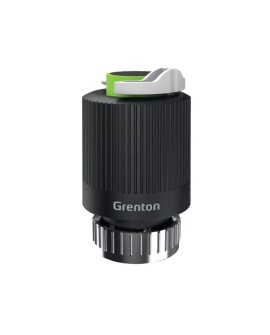 Grenton Elektrozawór/siłownik termoelektryczny Grenton / normalnie zamknięty / M30 / 230 VAC / Czarny