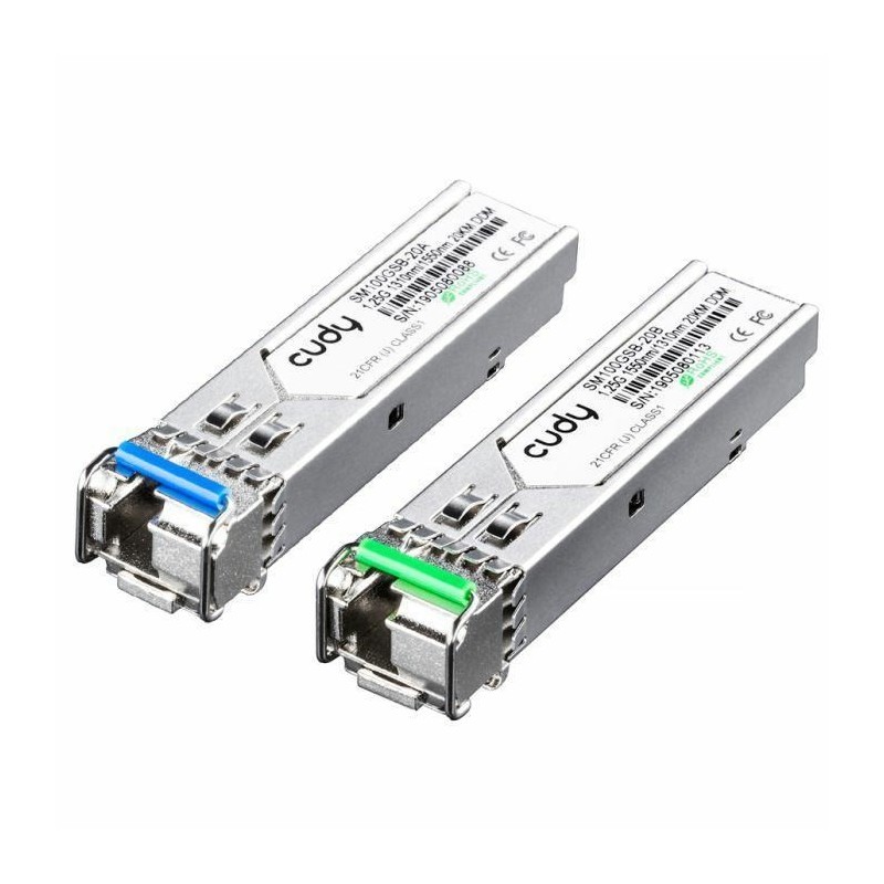 Moduł SFP+ Cudy Bi-di 10Gb/s SM 1270/1330 20km LC SM10GSB-20AB