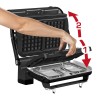 Grill elektryczny Tefal Optigrill+ GC 716D12 (Akcesorium do gofrów stołowy-zamknięty 2000W kolor srebrny)