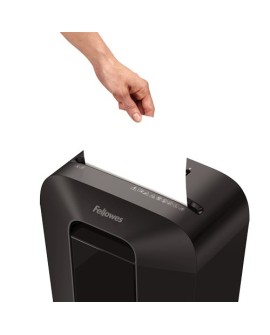 Niszczarka Fellowes LX70, 4407501 kolor czarny, 18 litrów, Niszczy jednorazowo do 11 kartek A4 (70g) na ścinki 4×40 mm