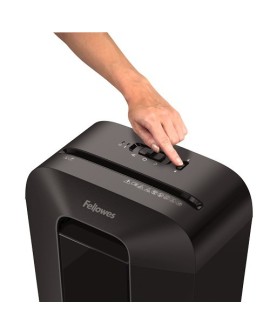 Niszczarka Fellowes LX70, 4407501 kolor czarny, 18 litrów, Niszczy jednorazowo do 11 kartek A4 (70g) na ścinki 4×40 mm