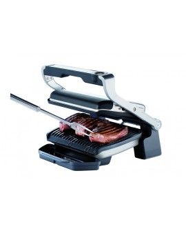 Grill Tefal OptiGrill GC712D34 (stołowy-zamknięty 2000W kolor inox)