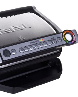 Grill Tefal OptiGrill GC712D34 (stołowy-zamknięty 2000W kolor inox)