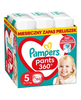 PAMPERS Pieluchomajtki MTH Rozm 5, 12-15kg, 152szt