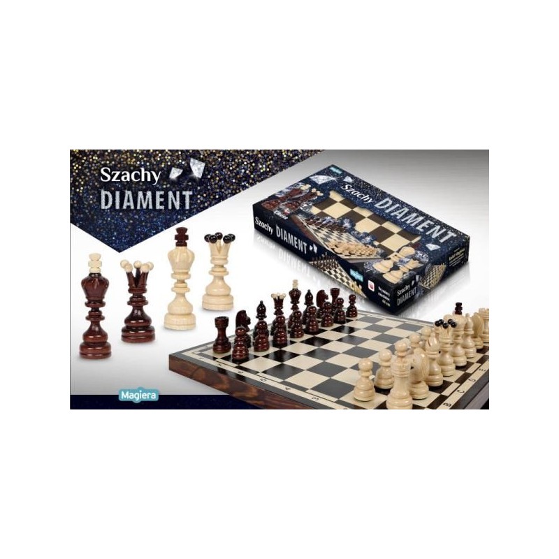 Szachy Diament 44cm MAGIERA