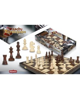 Szachy turniejowe duże 43cm MAGIERA