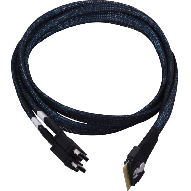 Microchip Technology 2304800-R kabel SAS 0,8 m Czarny